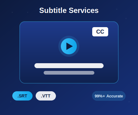 subtitle services