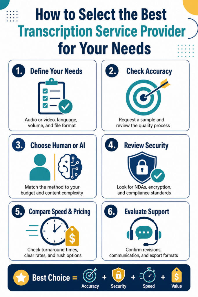 transcription service provider